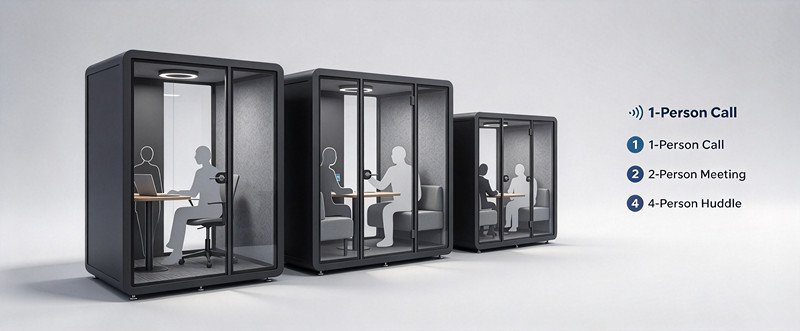 No Civil Construction Needed! Mobile Office Quiet Pod Expands Private Workspace Flexibly 01 (1)