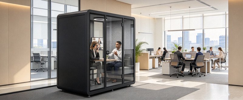 No Civil Construction Needed! Mobile Office Quiet Pod Expands Private Workspace Flexibly 02 (1)